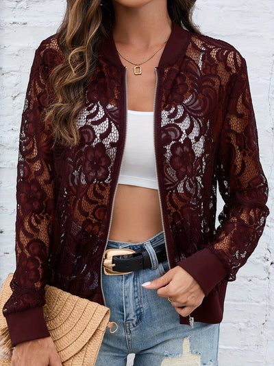 Casual Poly Clear Jacket