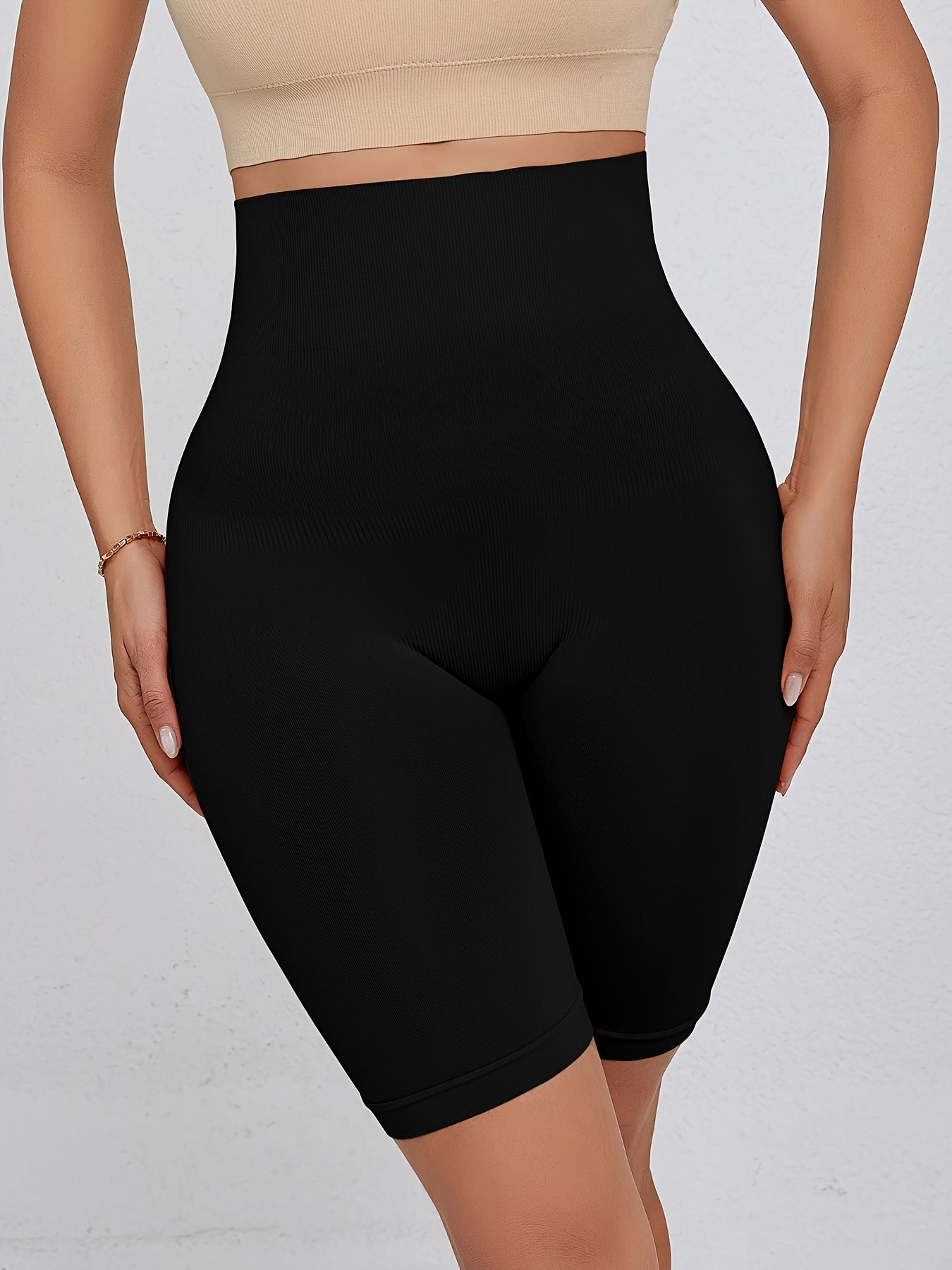 High-Waist Tummy Control Shapewear Shorts