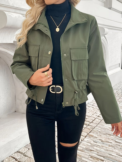 Short Windbreaker Jacket