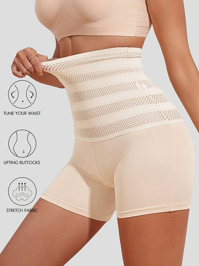 High-Waist Seamless Shapewear Bodysuit Pants