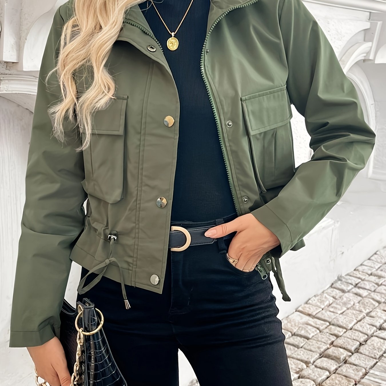 Short Windbreaker Jacket