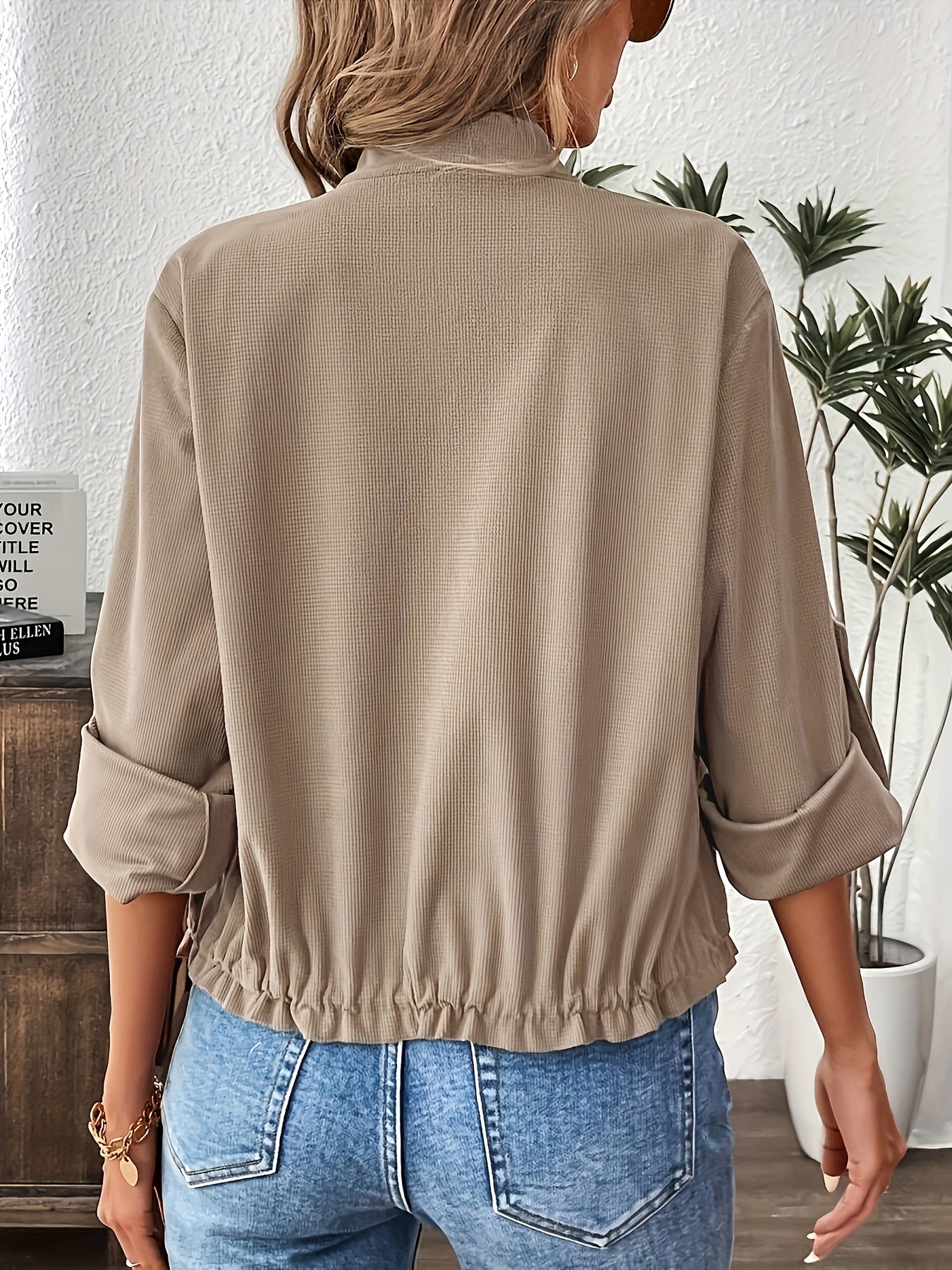 Casual Zip-Up Spring Jacket