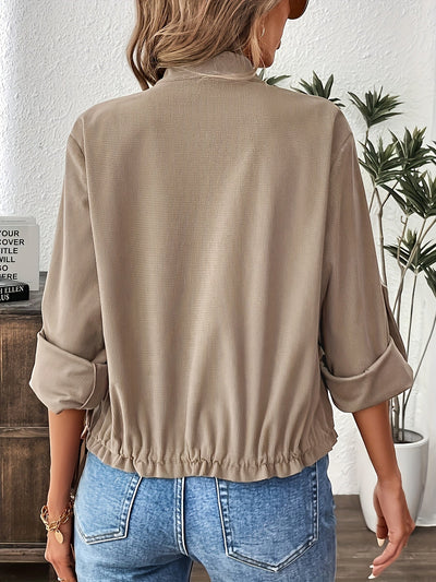 Casual Zip-Up Spring Jacket