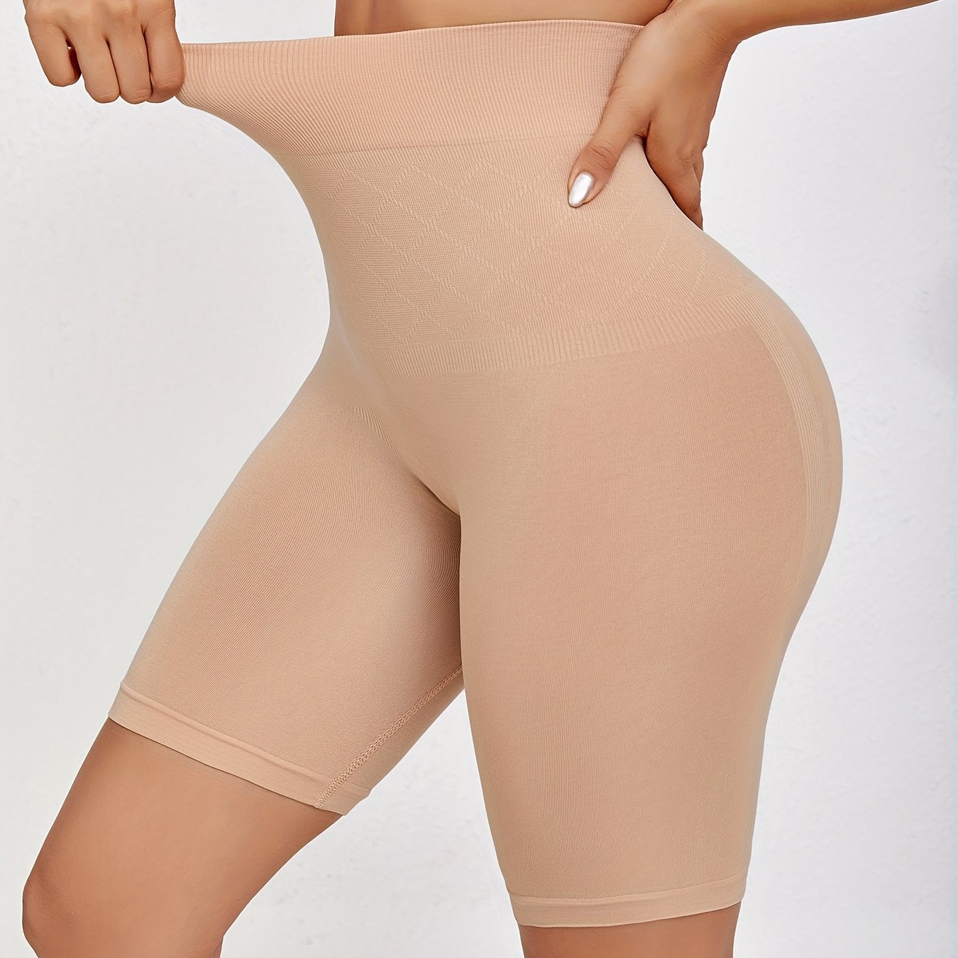 High-Waist Tummy Control Shapewear Shorts