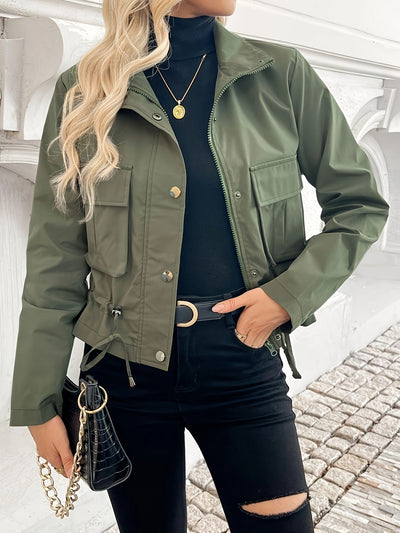 Short Windbreaker Jacket