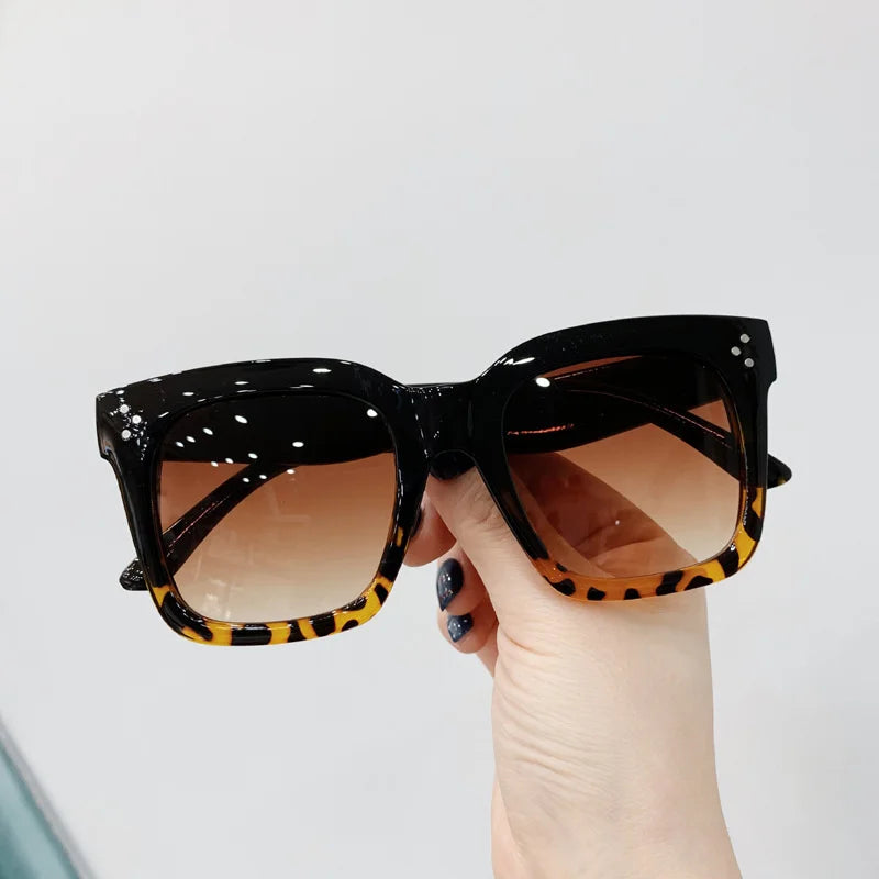 Oversized Square Retro Sunglasses