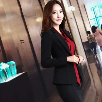 Chiffon Blazer – Women’s Slim Fit Office Wear