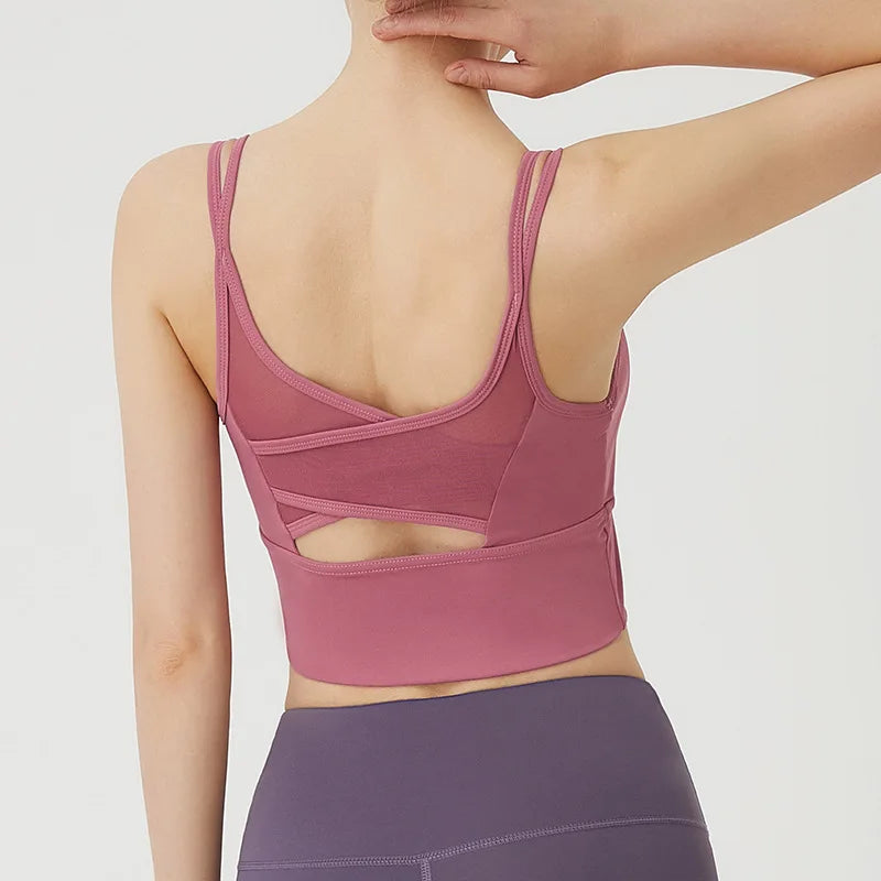 Mesh Sports Bra