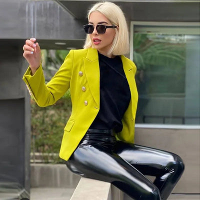 Double Breasted Blazer – Women’s Office Jacket