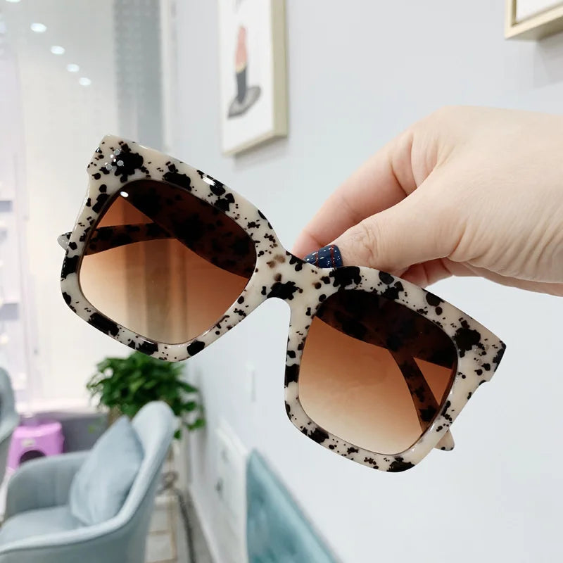 Oversized Square Retro Sunglasses