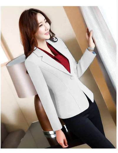 Chiffon Blazer – Women’s Slim Fit Office Wear