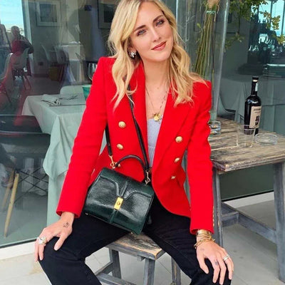 Double Breasted Blazer – Women’s Office Jacket