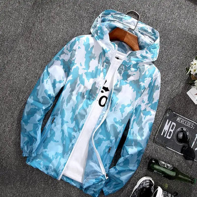 Camo Windbreaker – Women’s Quick-Dry Hoodie