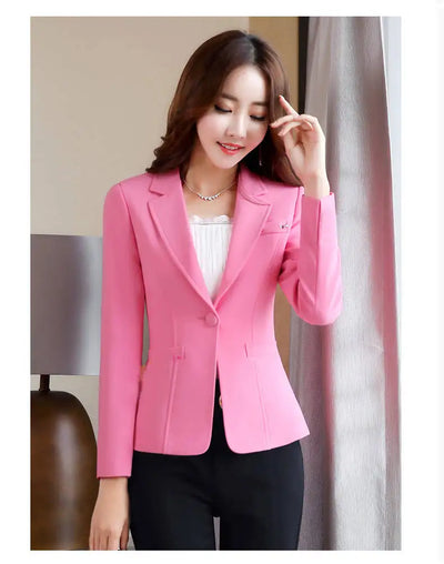 Chiffon Blazer – Women’s Slim Fit Office Wear