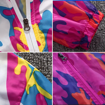Camo Windbreaker – Women’s Quick-Dry Hoodie