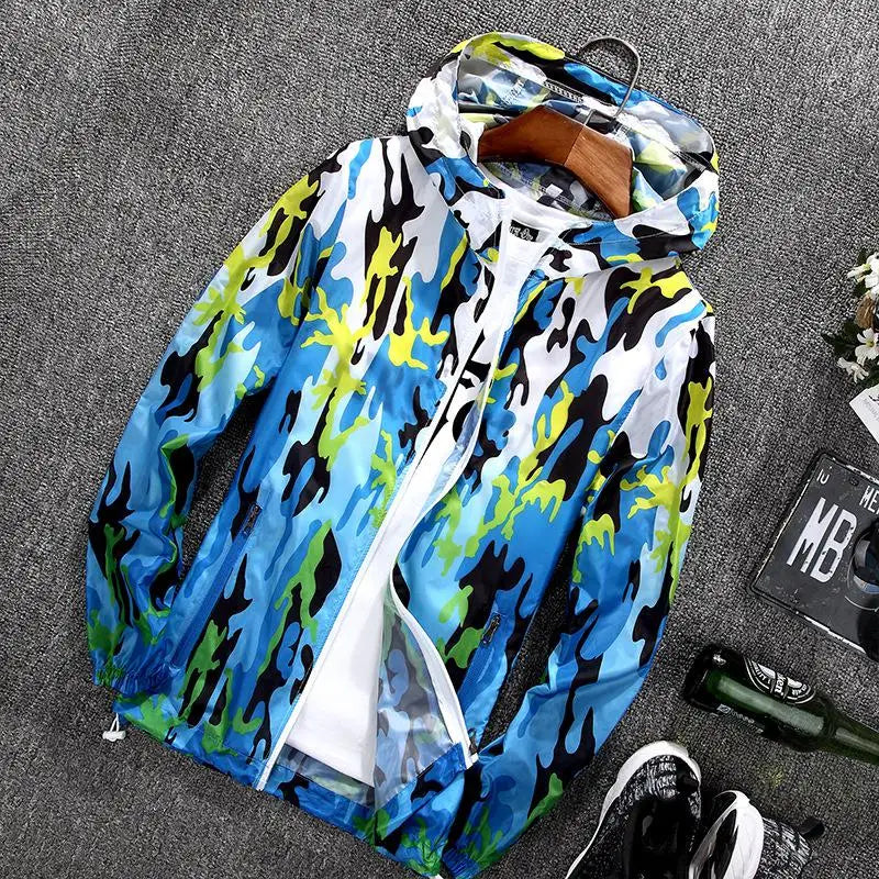 Camo Windbreaker – Women’s Quick-Dry Hoodie