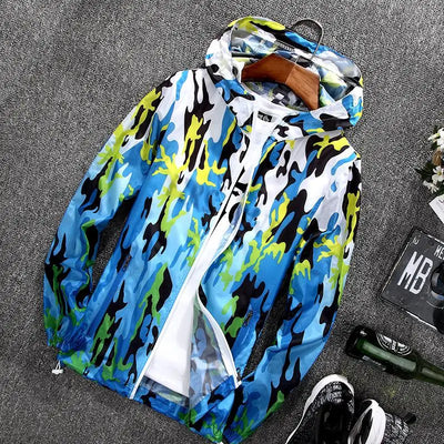 Camo Windbreaker – Women’s Quick-Dry Hoodie