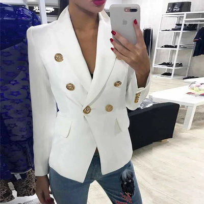Double Breasted Blazer – Women’s Office Jacket
