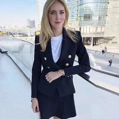 Double Breasted Blazer – Women’s Office Jacket