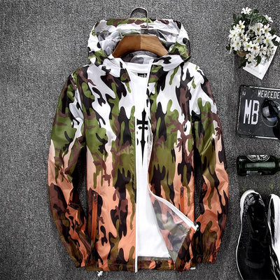 Camo Windbreaker – Women’s Quick-Dry Hoodie