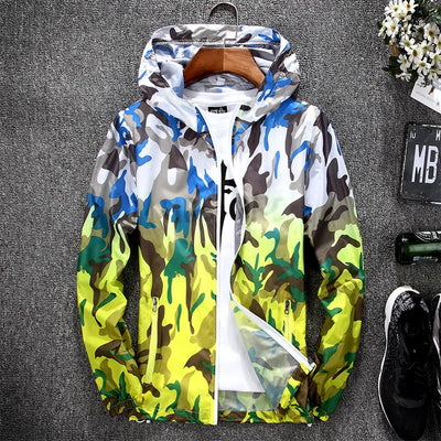 Camo Windbreaker – Women’s Quick-Dry Hoodie