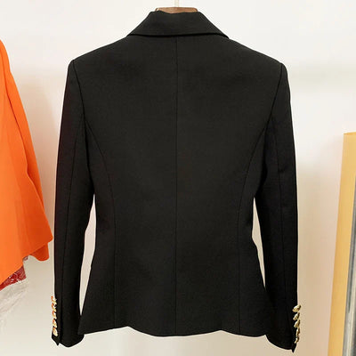 Pink Slim Blazer – Women’s Double Breasted