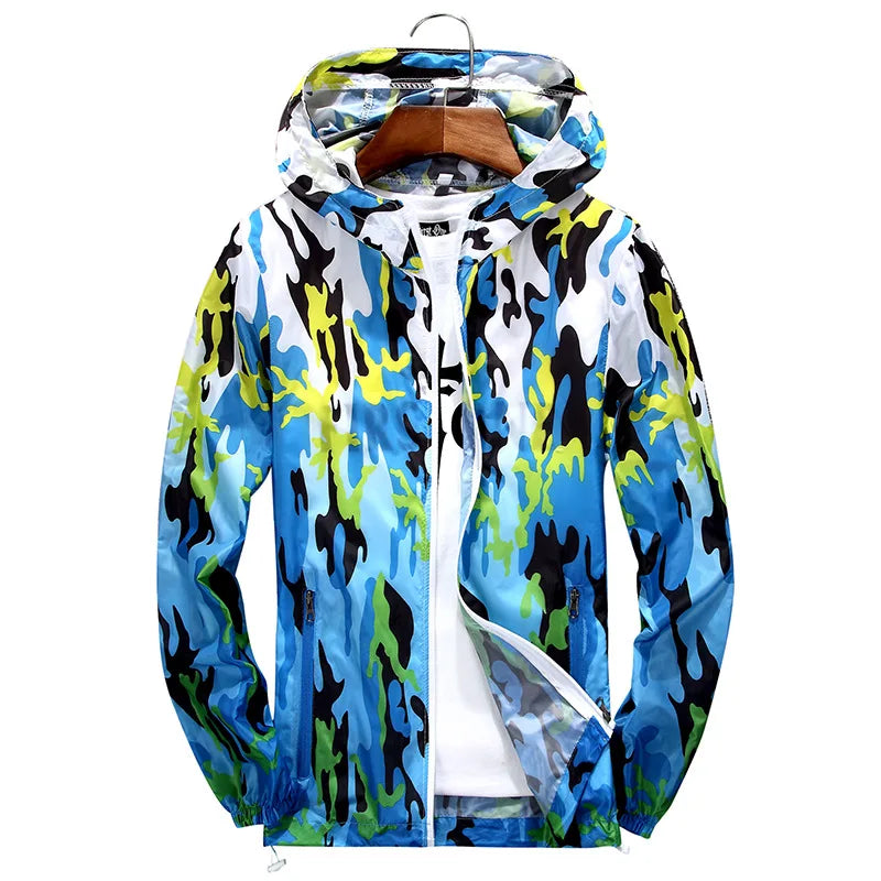 Camo Windbreaker – Women’s Quick-Dry Hoodie