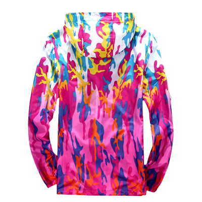 Camo Windbreaker – Women’s Quick-Dry Hoodie