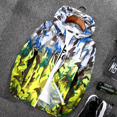Camo Windbreaker – Women’s Quick-Dry Hoodie