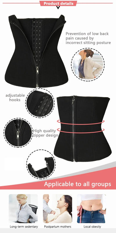 Tummy Control Waist Trainer – Slimming Corset Belt