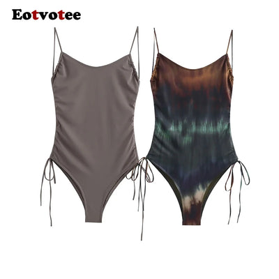 Off Shoulder Backless Bodysuit