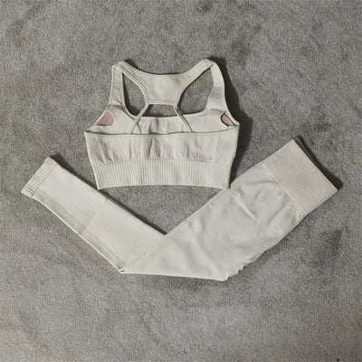 Seamless Sports Bra & Shorts Set