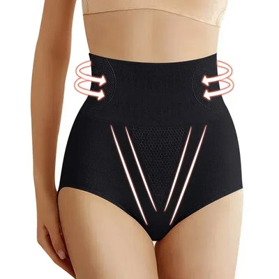 High-Waist Cotton Briefs – Tummy Control Triangle Underwear