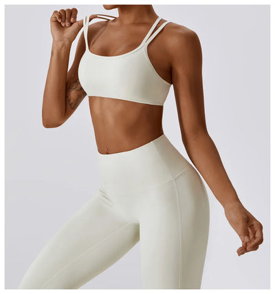 Seamless 2-Piece Workout Set – High Waist Leggings & Top