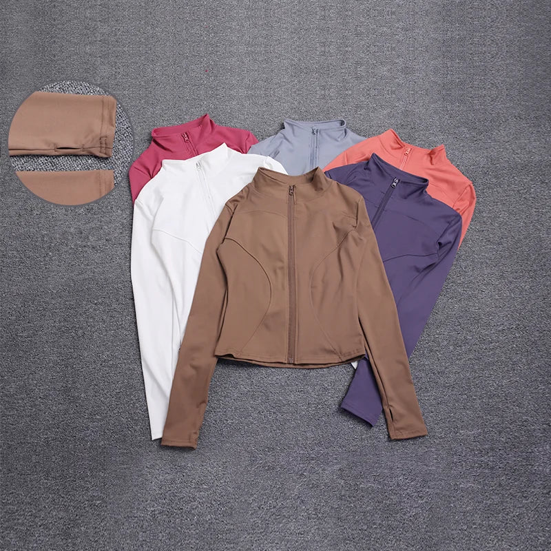 Women’s Sports Jacket – Workout Long Sleeve