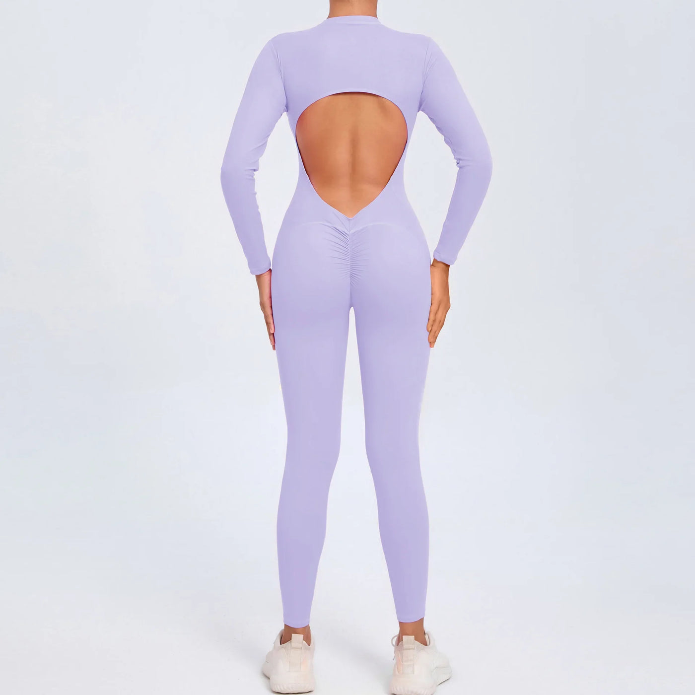 One-Piece Fitness Jumpsuit – Seamless Women’s Training Suit