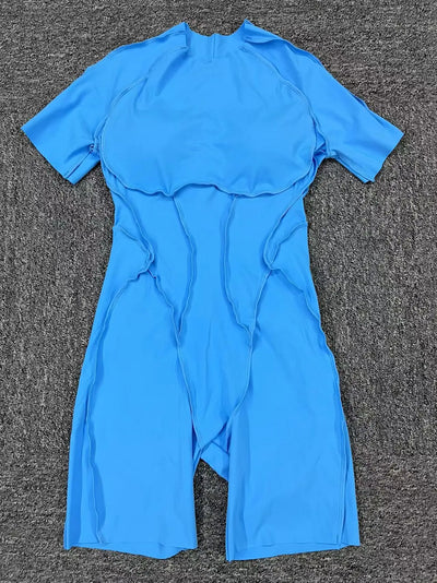 Backless Scrunch Jumpsuit – Women’s Fitness Yoga Romper
