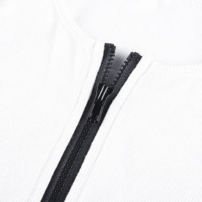 Zipper Front Bodysuit – Sexy Sleeveless One-Piece