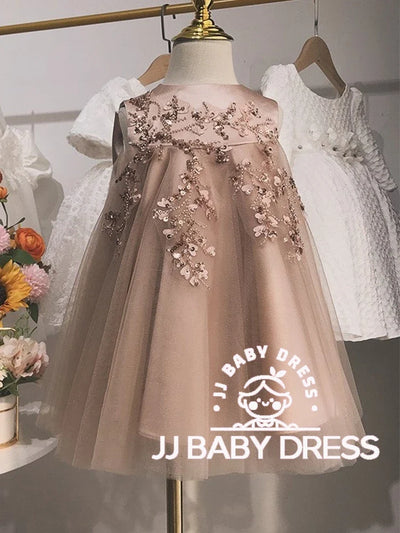 2025 New Sleeveless Bowtie Lush Girl Party Dresses