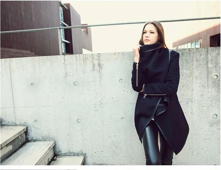 Long Wool Trench – Women’s Cashmere Coat