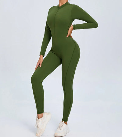 One-Piece Fitness Jumpsuit – Seamless Women’s Training Suit