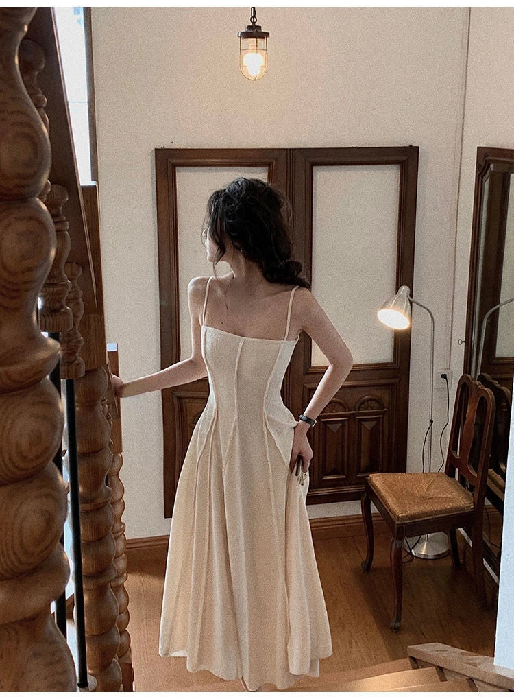 Vintage A-Line Maxi Dress – Summer Sling Style