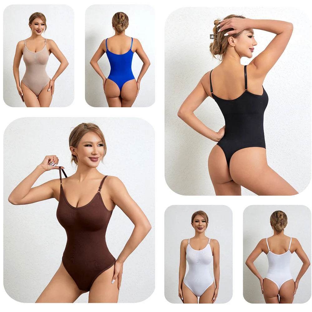 Tummy Control Thong Bodysuit – Slimming Shapewear