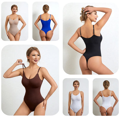 Tummy Control Thong Bodysuit – Slimming Shapewear
