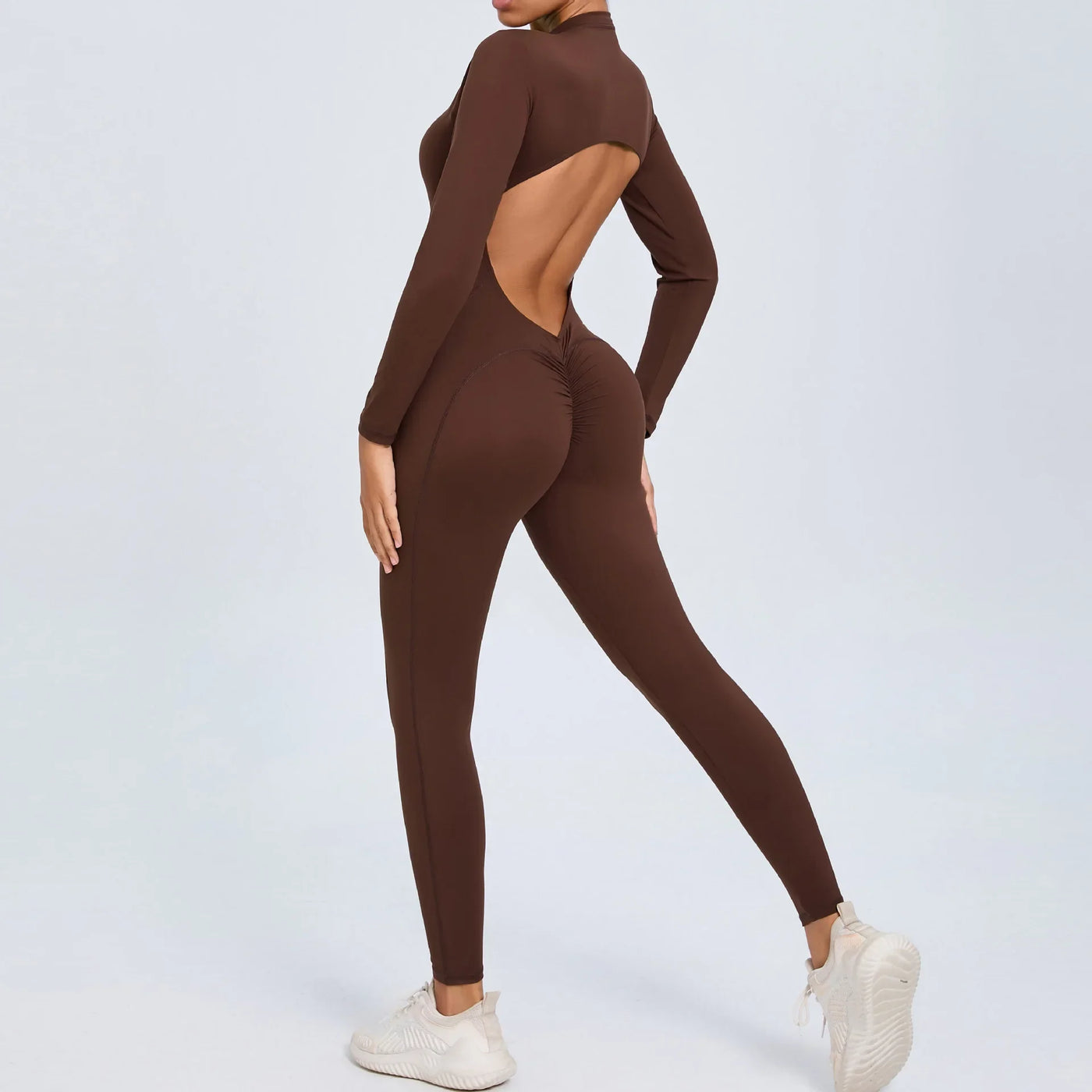 One-Piece Fitness Jumpsuit – Seamless Women’s Training Suit
