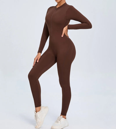 One-Piece Fitness Jumpsuit – Seamless Women’s Training Suit