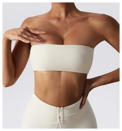 Strapless Sports Bra – Quick-Dry Tube Top