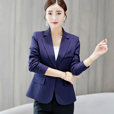 Slim Fit Blazer – Women’s Korean Style