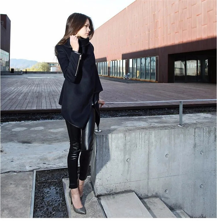 Long Wool Trench – Women’s Cashmere Coat