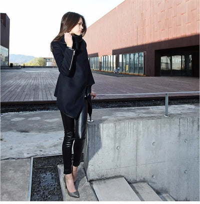 Long Wool Trench – Women’s Cashmere Coat